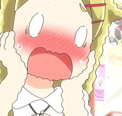 Embarrassed gif anime