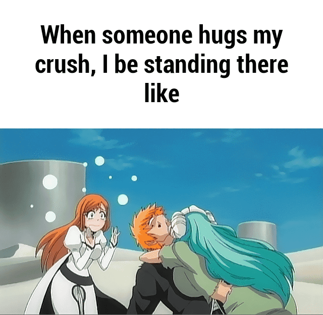 When Someone Hugs Your Crush Anime Amino