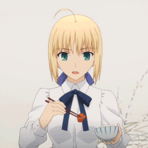 fate saber smile