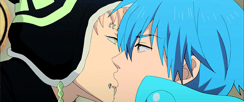 gay anime kiss gif
