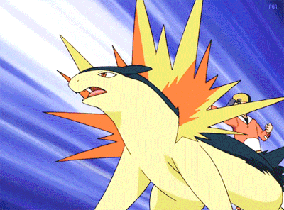 Image result for Typhlosion gif
