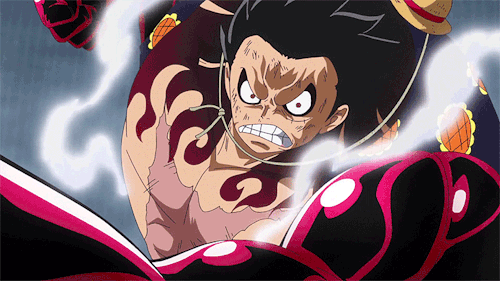Gear 5 Luffy Gif / Top 10 Fighters in Anime - Haruhichan / Luffy used