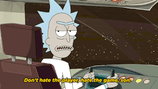 rick and morty crying in ship gif meme generator