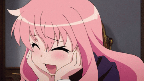 Resultado de imagen para gif de animes sorprendidos lanzando un beso
