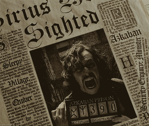 Image result for sirius black wanted poster gif