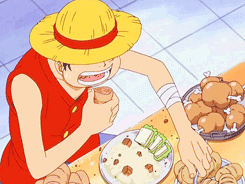 images One Piece Luffy Eating Gif amino apps