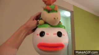 bowser jr clown car plush