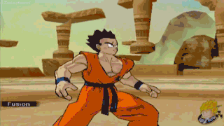 Tiencha is the resulting Fusion of Tien and Yamcha. 