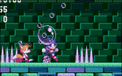 Sulitnya main game Sonic di level bawah air
