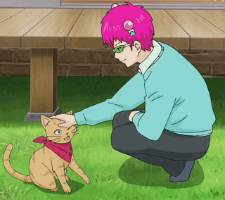 Гладким кота 🐈 | Сайки Кусуо| Saiki Kusuo [RUS] Amino