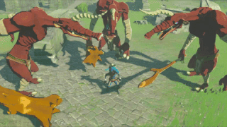 Moblins done, onto lizalfos! (Breath of the Wild homebrew) | Dungeons