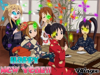 Image result for anime happy new year gif
