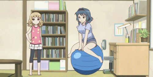 Anime Girl Push UPS