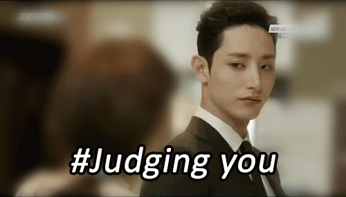 My husband be judging you too XD. 