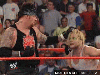 The Undertaker shows respect after the match to Jeff Hardy. A truly memorable moment.