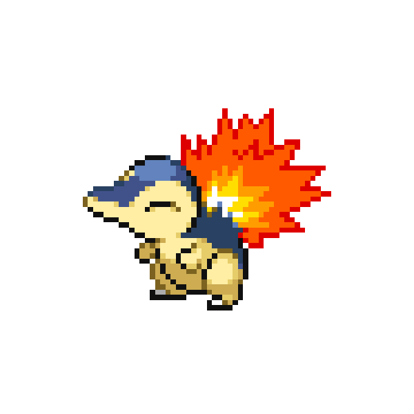 images Cyndaquil Sprite Gif 30 day pokemon challenge pokemon amino