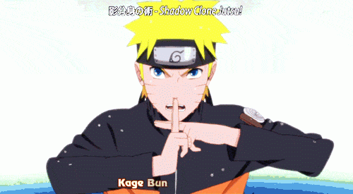 Gambar Naruto Jurus Seribu Bayangan gambar ke 19
