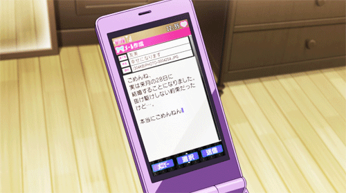 Képtalálat a következőre: „anime message in telephone”