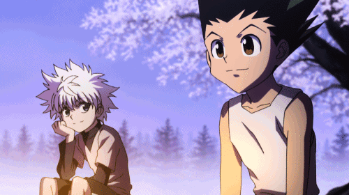 Warning Hunter X Hunter Spoiler Gon And Killua Saying Goodbye Anime Amino