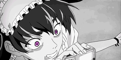 Anime eye twitch gif