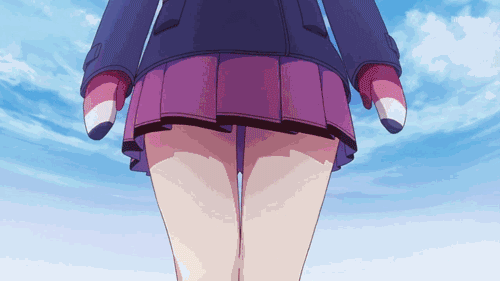 anime sexy hot legs skirt girl