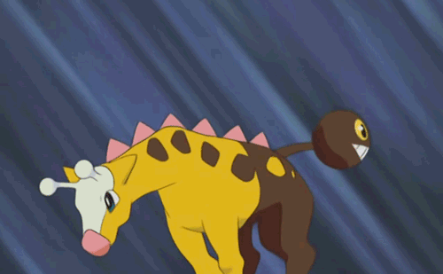 Image result for Girafarig gif pokemon amino