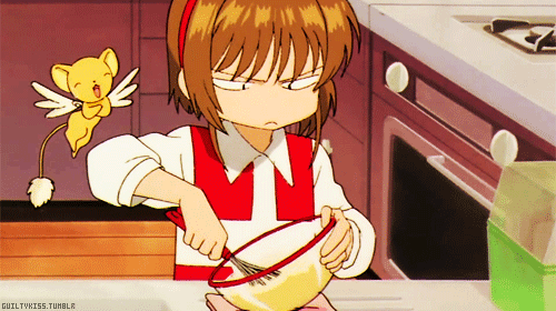 Resultado de imagen de anime sakura cooking class gifs