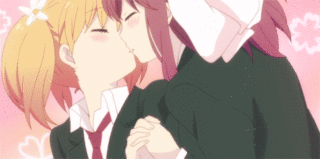 Cute Anime Kiss Drawing by DaBlackDevil  DragoArt