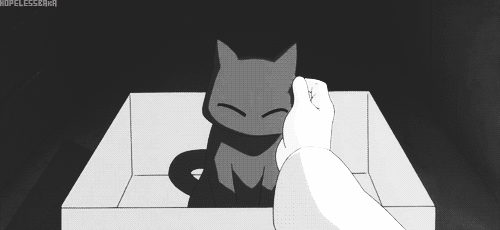 Sad cat animation