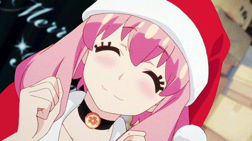 Anime Girl With Christmas Hat Draw the top portion of the hat with the cat ears sticking out to the sides with just a few curved lines the santa hat is very common for both male and female characters in anime and manga that show the winter holiday celebrations. anime girl with christmas hat