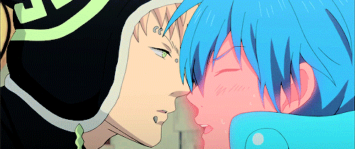 cute gay anime kiss gif