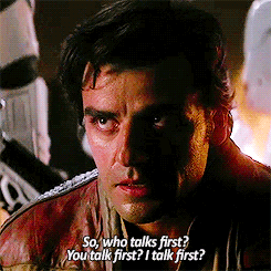 Talked first. По Дэмерон. Идеал POE gif.