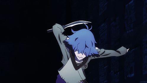 White Hair Anime Girl Holding Knife - Anime Wallpaper HD