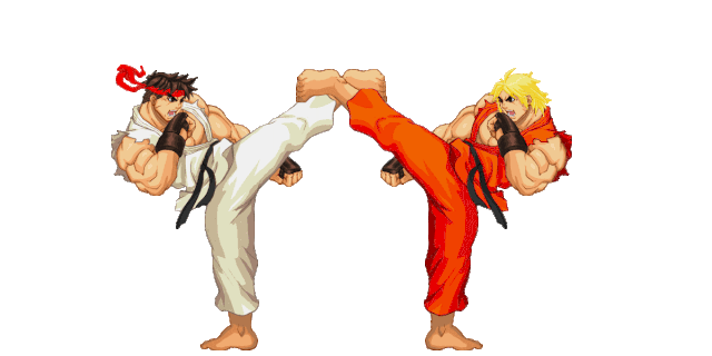 street fighter ryu vs ken