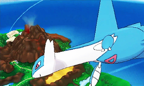 Risultati immagini per Latios gif ruby
