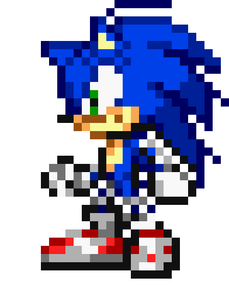Sonic Pixel Art Animation