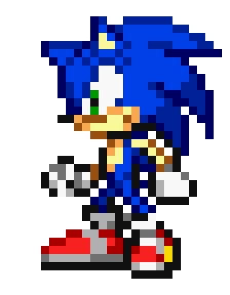 Sonic Pixel Art From Sonic Hedgehog Sega Images And P - vrogue.co