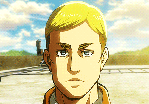 Erwin's eyebrows.