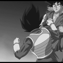 vegeta kicks goku