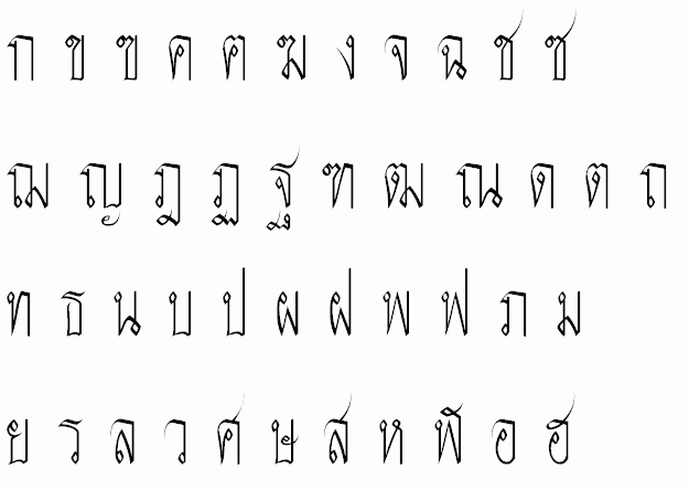 Thai Lesson 1 : 44 alphabets and 20 basic consonants | NOT ACTIVE Amino