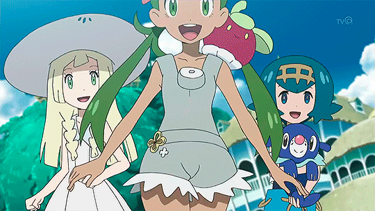 Resultado de imagem para pokemon sun & moon anime gif