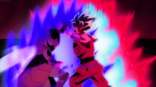 Goku ssj dios azul kaioken x10 vs hit | DRAGON BALL ESPAÑOL Amino