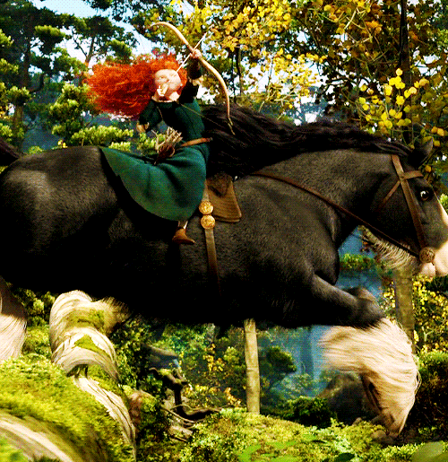 merida brave riding horse