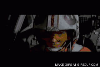 luke skywalker flying