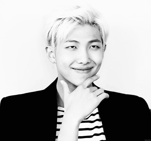 Namjoon in Black and White | ARMY's Amino
