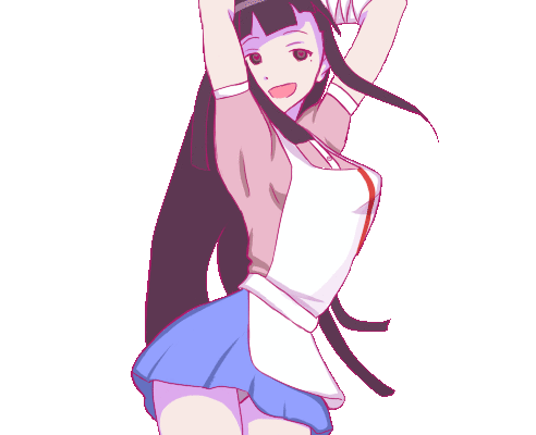 Anime girl dance gif