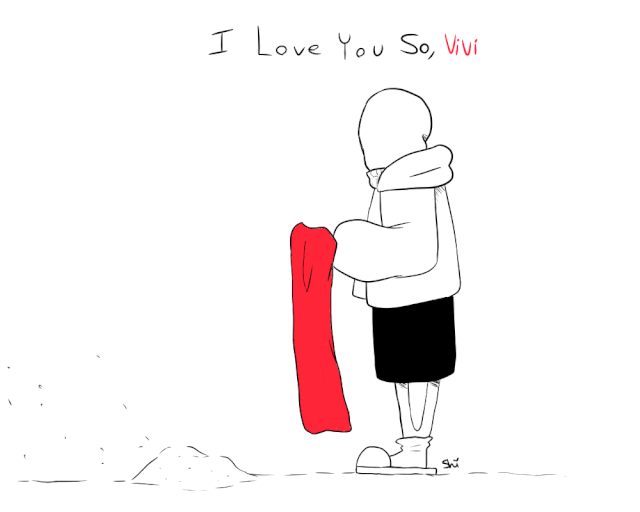 I Love You So, Vivi(sans gif/animation) | Undertale Amino