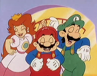 Image result for The Super Mario Bros. Super Show! gif