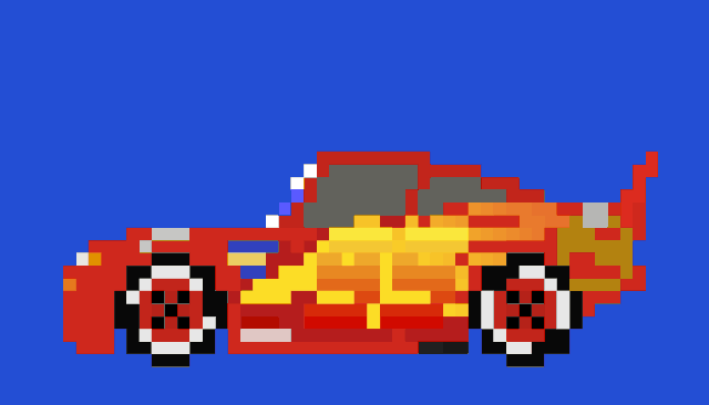 Lightning McQueen | Pixel Art Amino