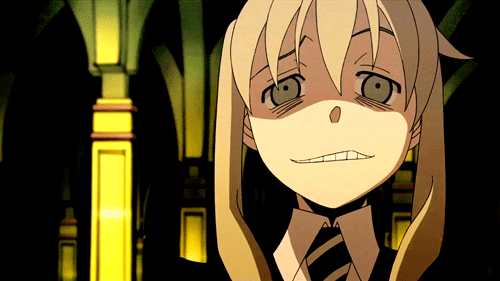 Crazy anime girl laugh